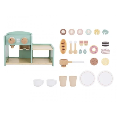 Cafenea - Set de jucarii din lemn inclusiv accesorii